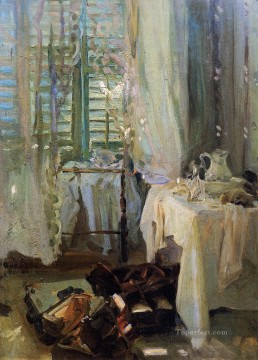 John Singer Sargent Painting - A Hotel Room John Singer Sargent